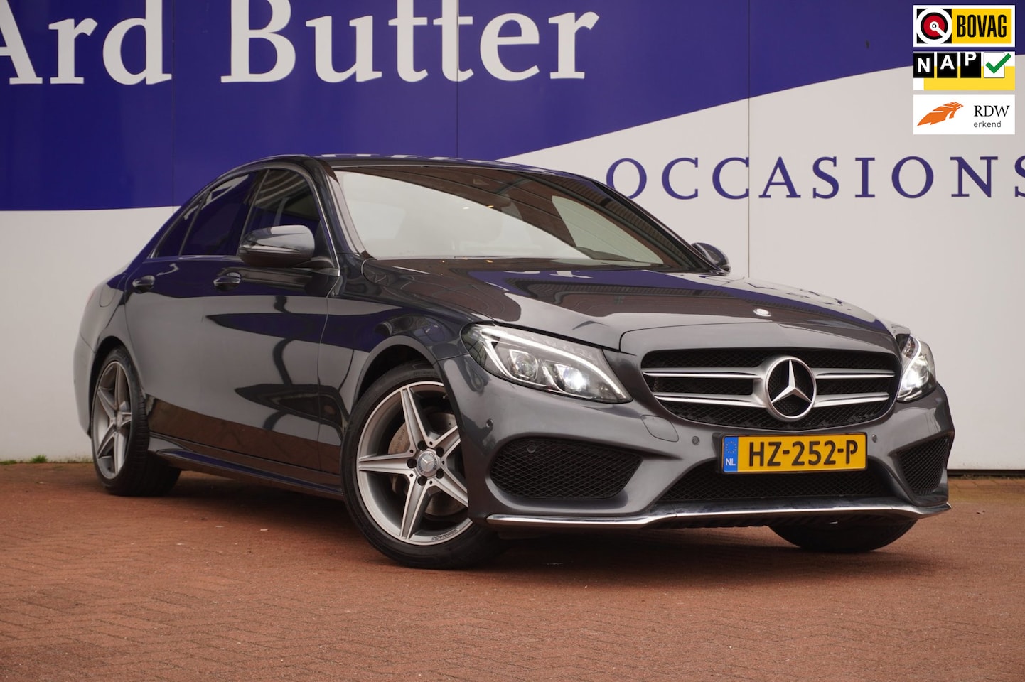 Mercedes-Benz C-klasse - 200 Prestige AMG 184PK+Leder+Led+Bure-Meister+Navi+Camera = SUPER PRIJS !! - AutoWereld.nl