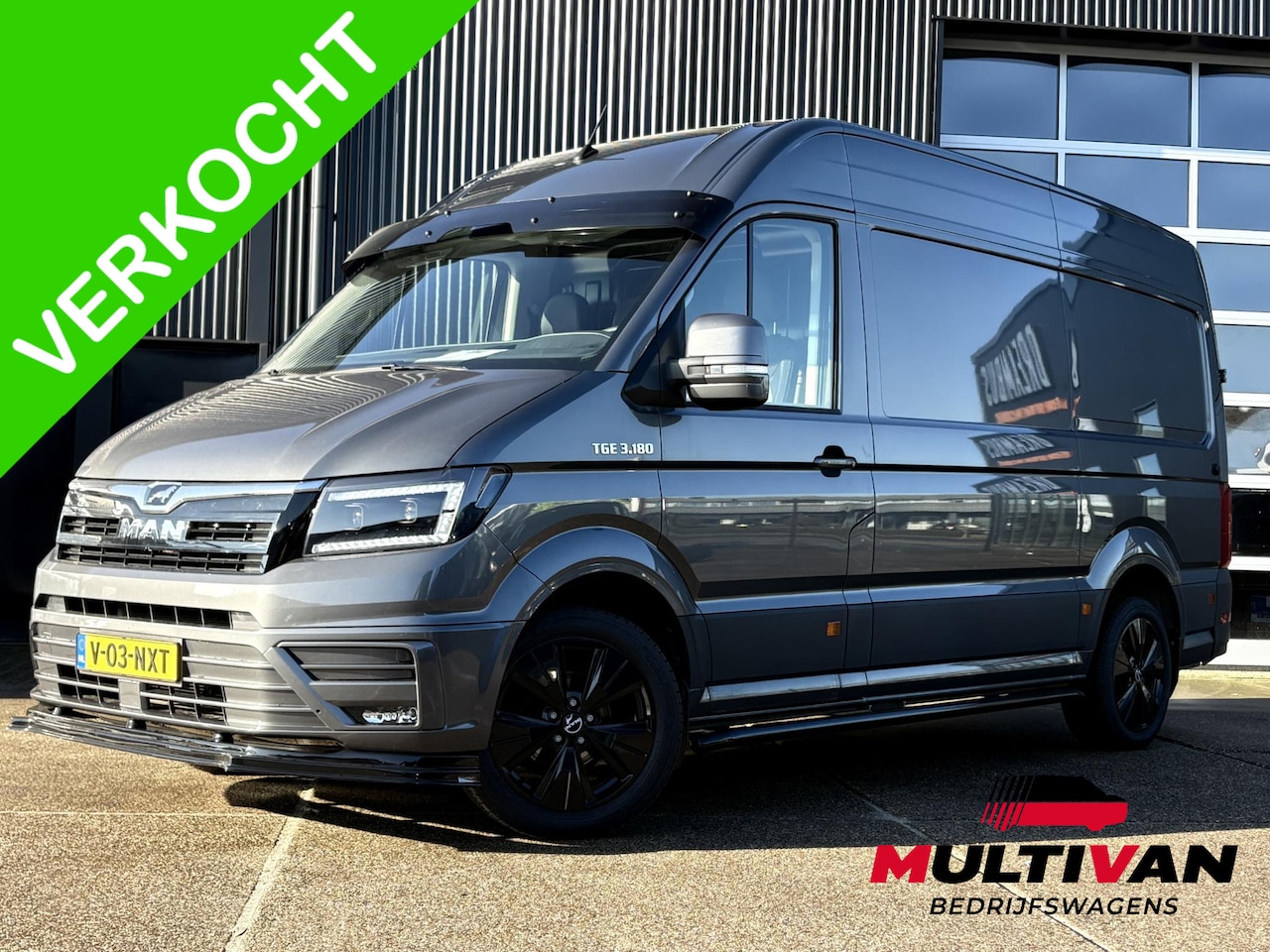 MAN TGE - 35 2.0 L3H3 LUXE | LEDER | GASGEVEERDE CHAUFFEURSSTOEL | LED | CRUISE | LMV | SIDEBARS | D - AutoWereld.nl