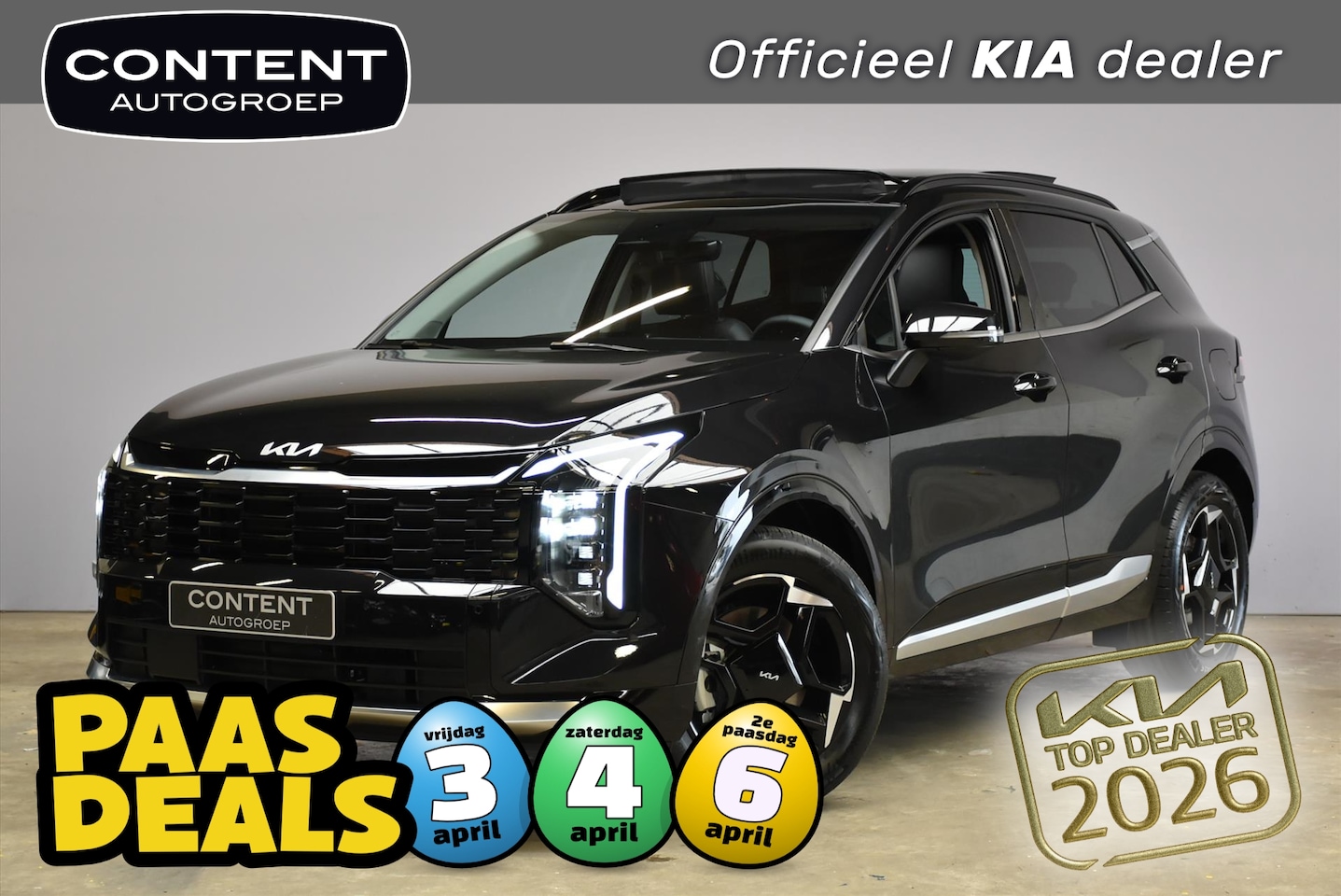 Kia Sportage - 1.6 T-GDi 239pk Hybrid AT6 DynamicPlusLine NIEUW - SNEL LEVERBAAR - AutoWereld.nl