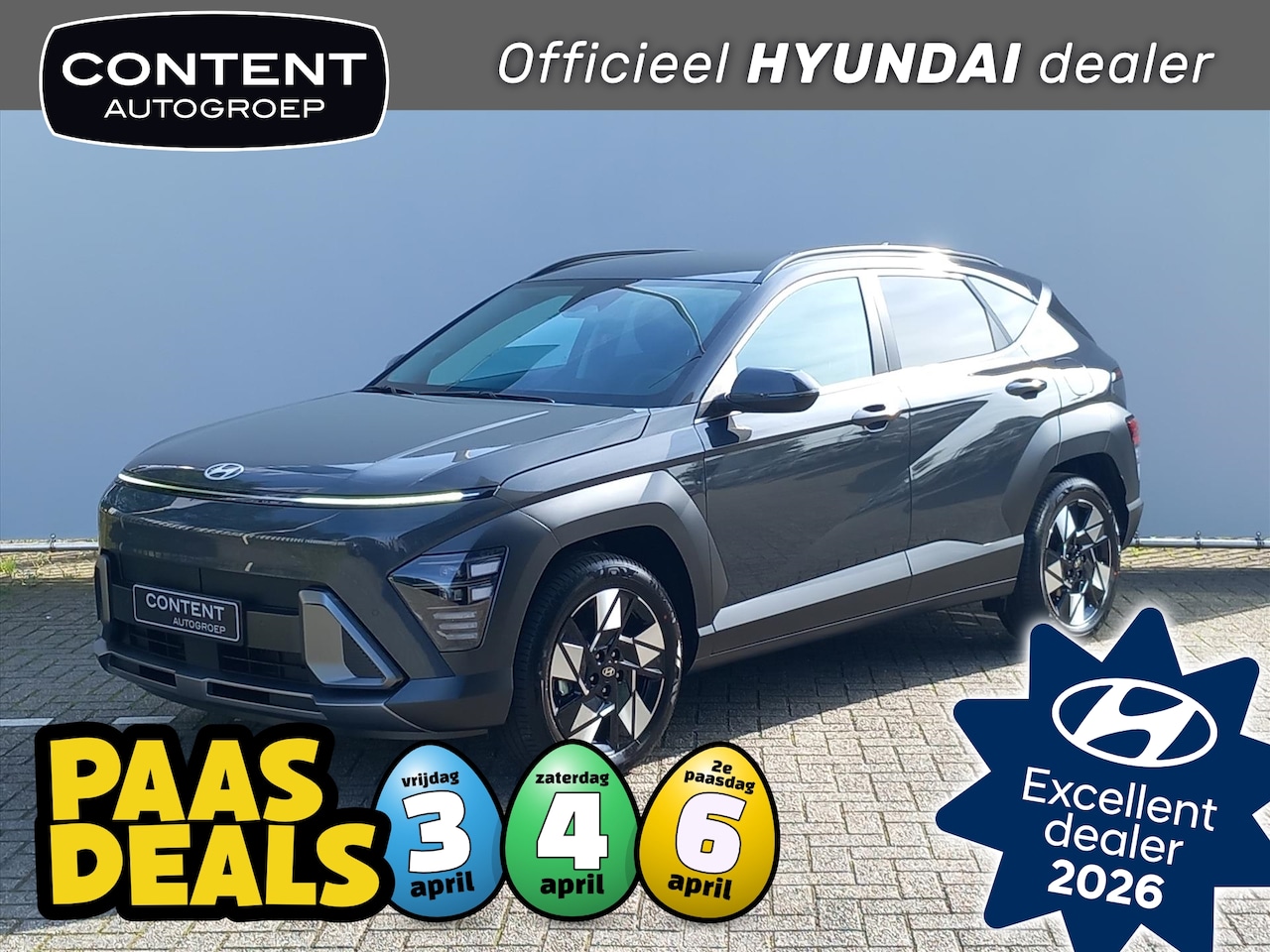 Hyundai Kona - 1.6 GDI HEV DCT Comfort Plus I Voorraadvoordeel! - AutoWereld.nl