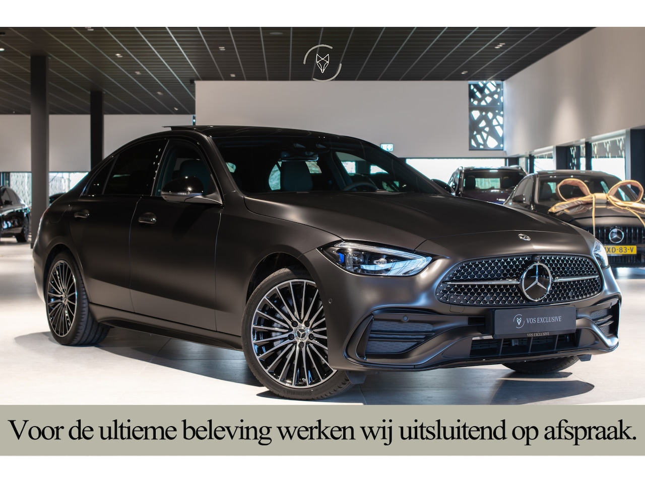 Mercedes-Benz C-klasse - 300 e AMG Magno|Nappa|Night|Rij-assistentie Plus|Keyless-Go|Stoelkoeling|Pano|360°|Burmest - AutoWereld.nl