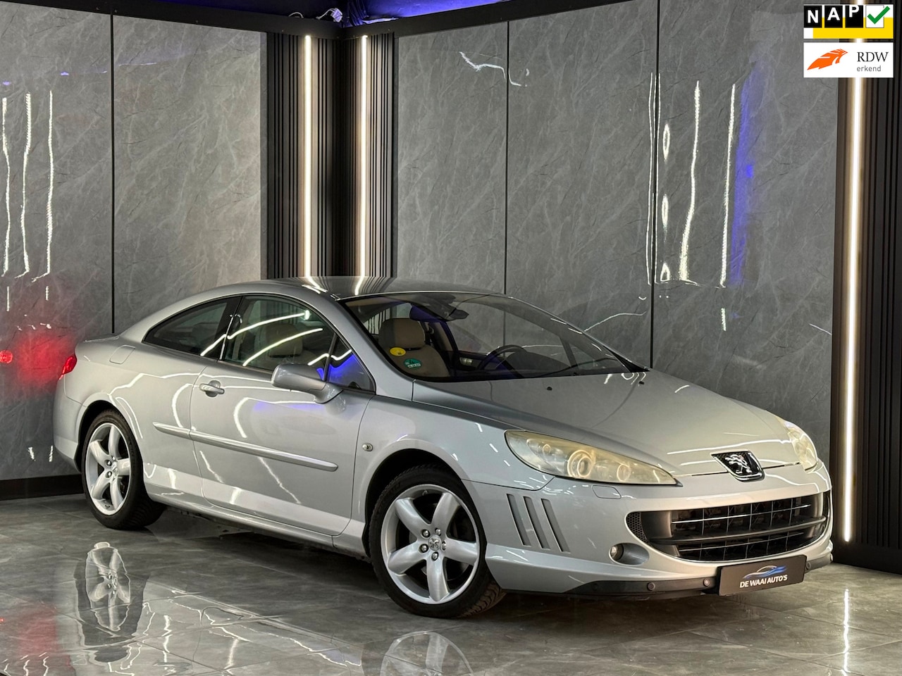 Peugeot 407 Coupé - 3.0-24V Féline Automaat | JBL | Memory | Leer | Stoelverw | Electr Stoelen | Xenon | Navi - AutoWereld.nl