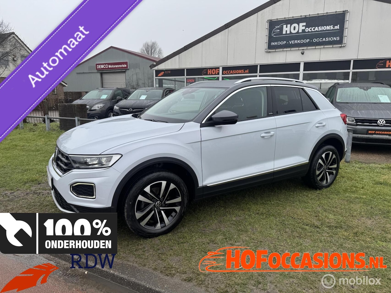 Volkswagen T-Roc - 1.5 TSI United Style AUTOMAAT / TREKHAAK LUXE - AutoWereld.nl