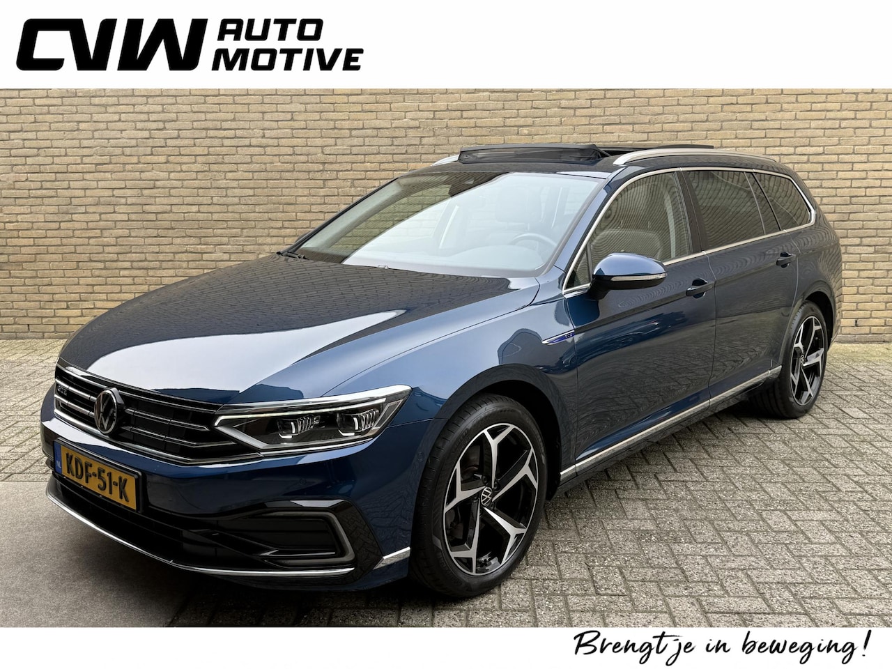 Volkswagen Passat - 1.4 TSI PHEV GTE 218pk | Panoramadak | Leder | Trekhaak wegklapbaar | 360 camera | Matrix - AutoWereld.nl