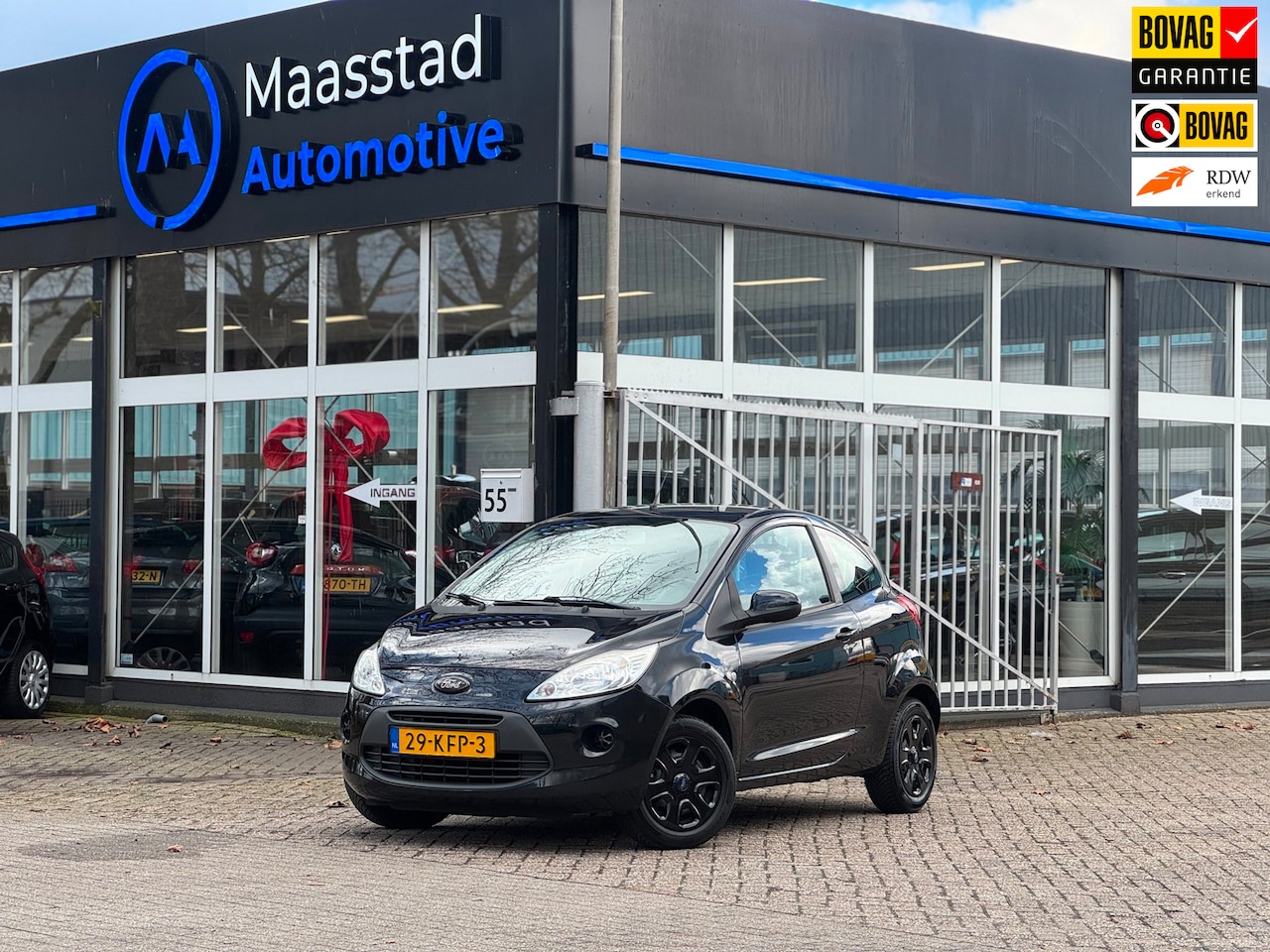 Ford Ka - 1.2 Trend Black on Black zuinig en betrouwbaar - AutoWereld.nl