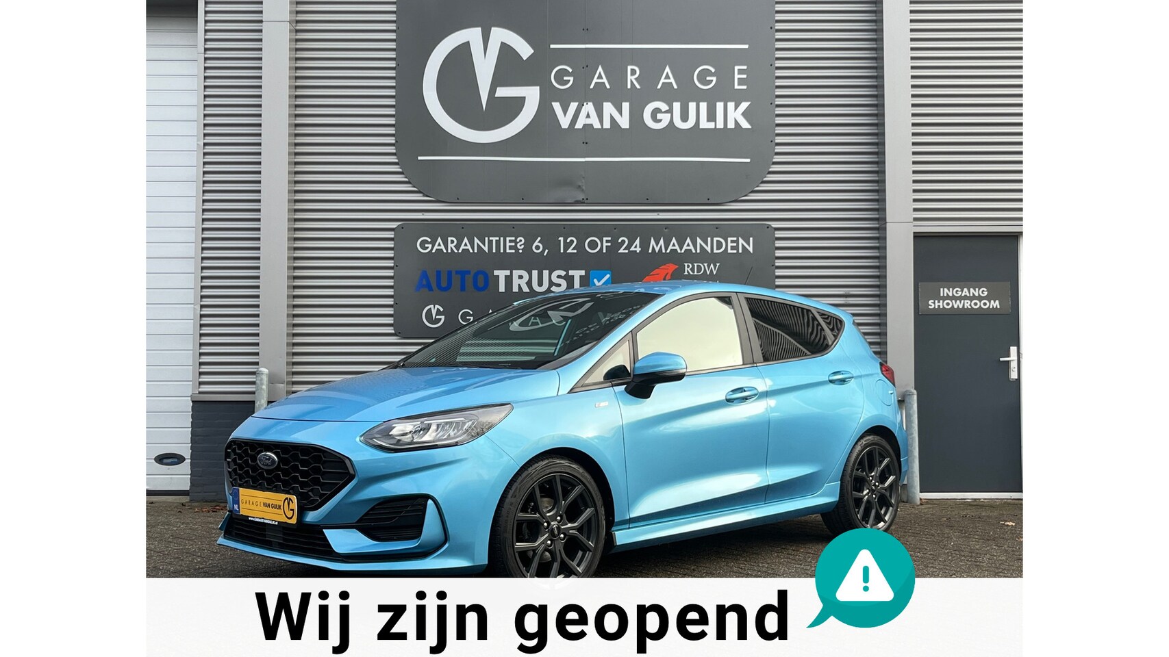 Ford Fiesta - 1.0 EcoBoost Hybrid ST-Line 125PK Clima,Cruise,Isofix,Carplay,Pdc,ElektrRamen+Spiegels,Lan - AutoWereld.nl