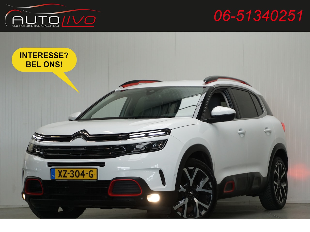 Citroën C5 Aircross - 1.2 PureTech Business Plus LEER ST. VERW. NAVI CAMERA CLIMA PDC etc. - AutoWereld.nl