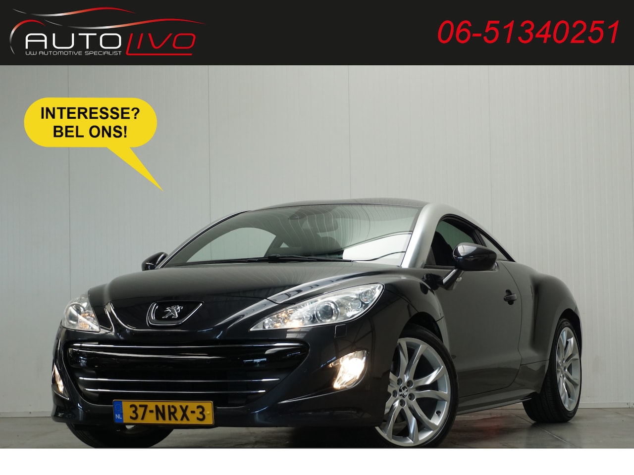 Peugeot RCZ - 1.6 THP Limited Edition XENON LEER JBL NAVI CRUISE etc. - AutoWereld.nl