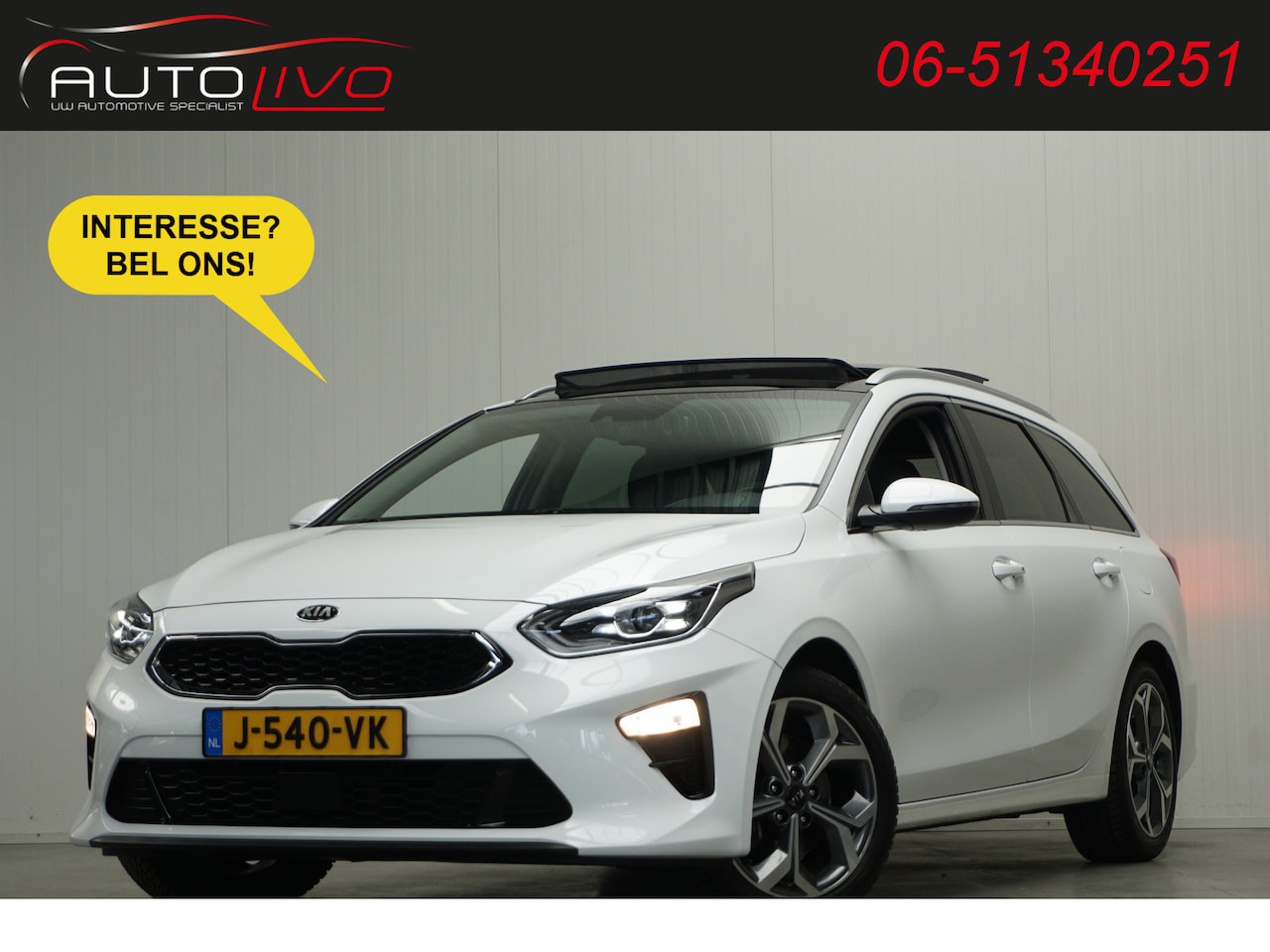 Kia Cee'd Sportswagon - Ceed 1.4 T-GDi ExecutiveLine 140 PK! AUTOMAAT! PANO LEER KOELING CAMERA TREKHAAK etc. - AutoWereld.nl