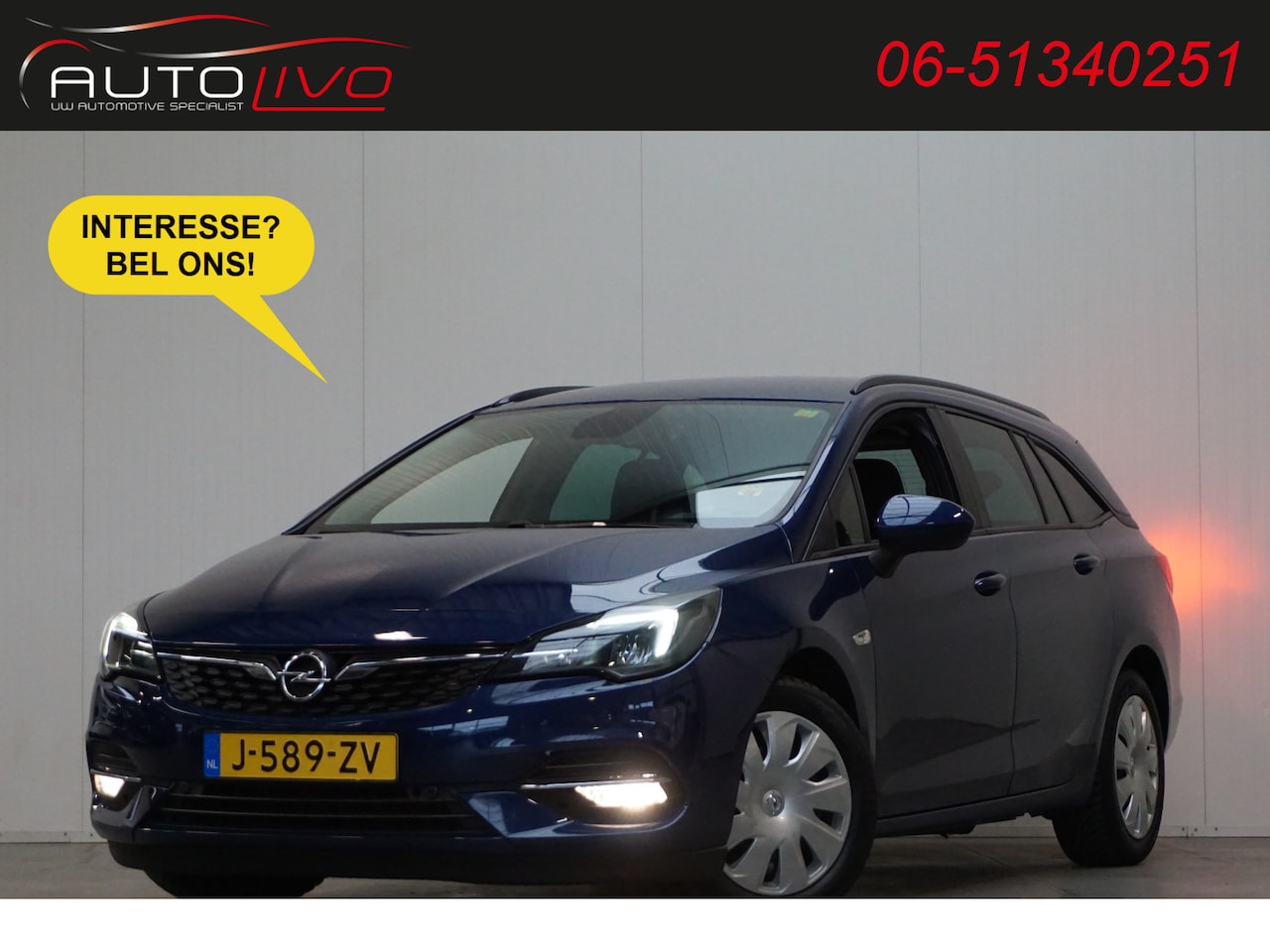 Opel Astra Sports Tourer - 1.4 Business Edition AUTOMAAT! 146 PK! APPLE NAV ERGO ST. VERW. CLIMA PDC TREKHAAK etc. - AutoWereld.nl