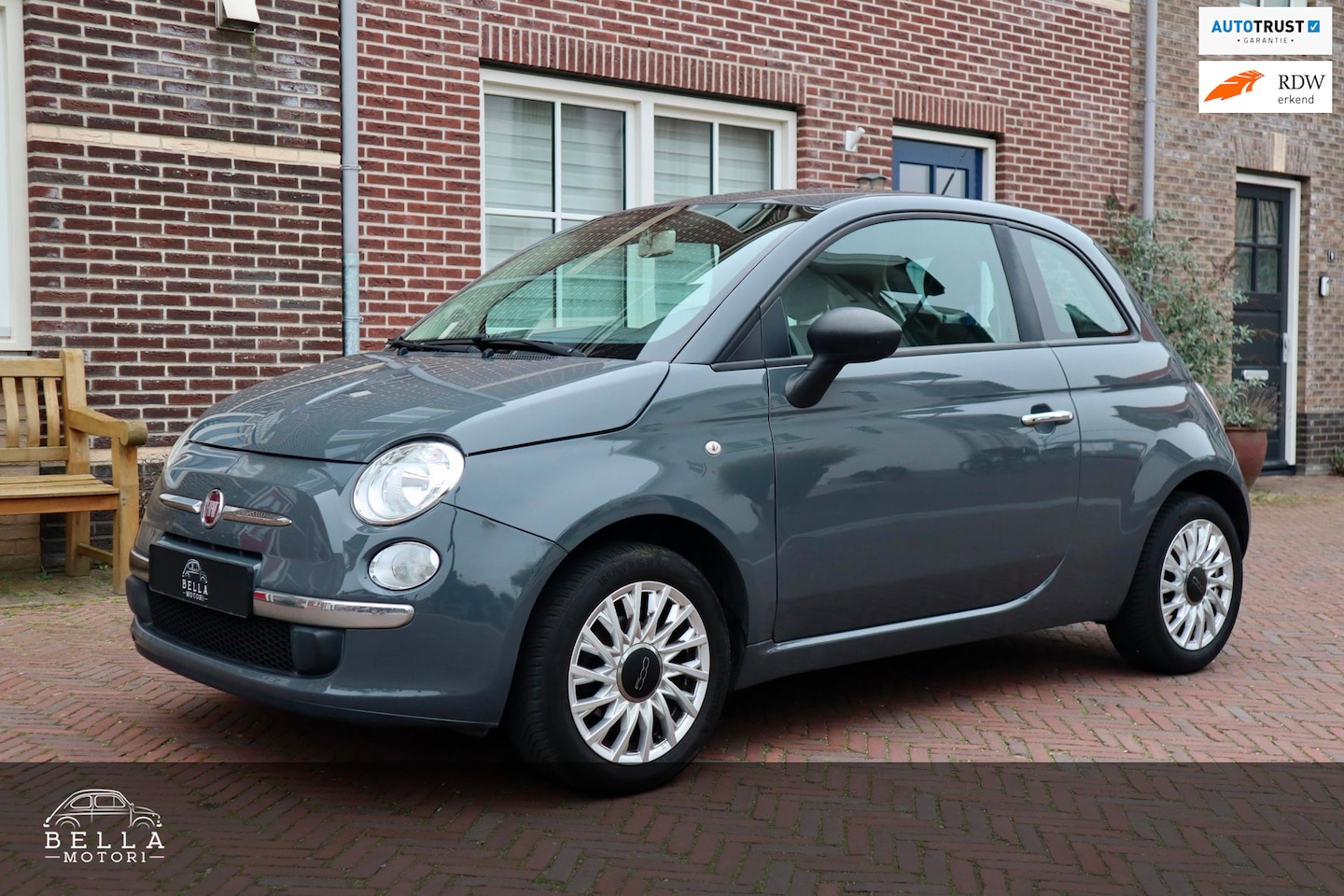 Fiat 500 - 1.2 Pop | Centrale vergrendeling | Elektrische ramen | Radio/CD | Stuurbekrachtiging | Car - AutoWereld.nl