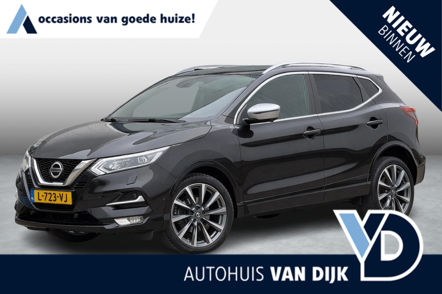 Nissan Qashqai - 1.3 DIG-T Tekna+ Dynamic Pack | Leder/BOSE/Carplay/19"/Adapt.Cruise/Elekt.Stoelverst. - AutoWereld.nl