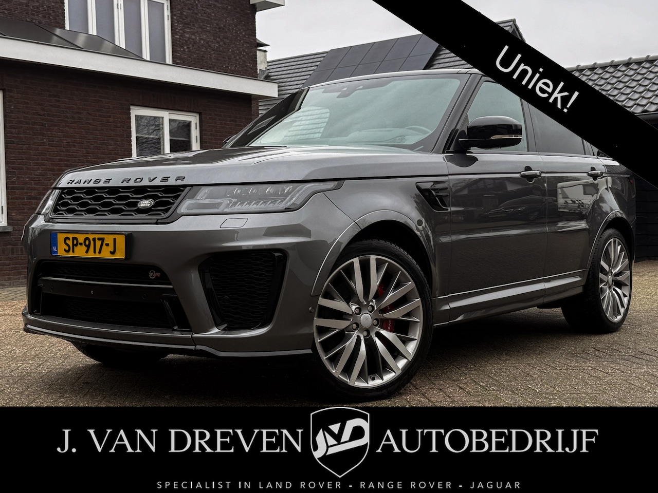 Land Rover Range Rover Sport - 5.0 V8 SC SVR 576 PK ! Facelift ! Carbon ! Pano, Cruis, Airco, Stoelverw voor + achter! - AutoWereld.nl