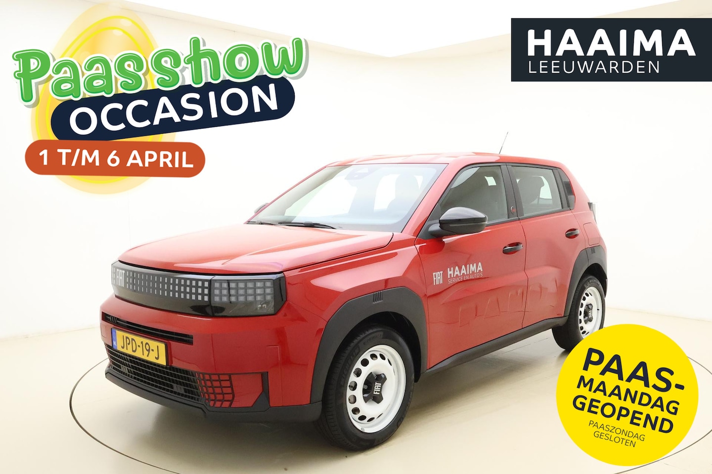 Fiat Grande Panda - RED 11kW 44 kWh | Demo | 3 Fase | Apple carplay | Parkeer sensoren | Cruise control - AutoWereld.nl