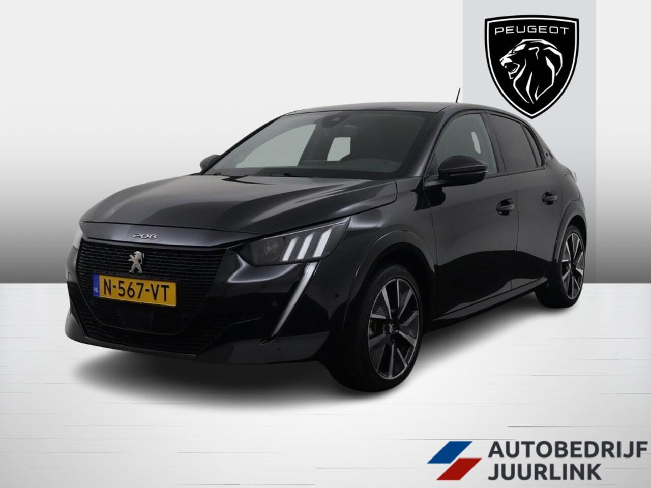 Peugeot e-208 - EV GT Pack Automaat 50 kWh Pano/Nav/Camera/Ecc/ H.Leder/VC.3D/Winterpakket/Led - AutoWereld.nl