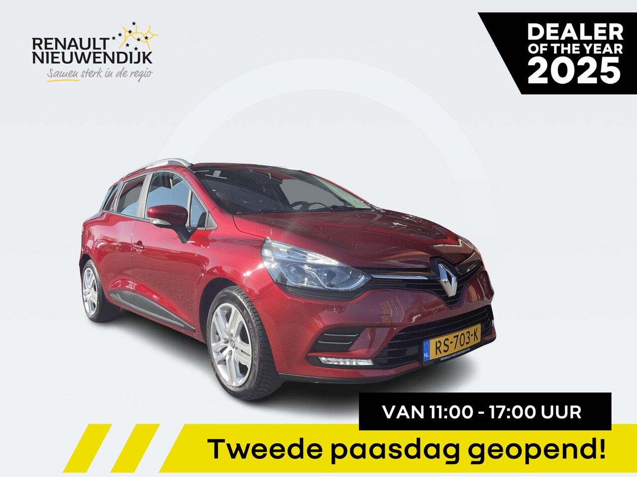 Renault Clio Estate - 0.9 TCe Zen / ALL SEASON BANDEN / PARKEERSENSOREN / CRUISE CONTROL / BASS REFLEX AUDIO - AutoWereld.nl
