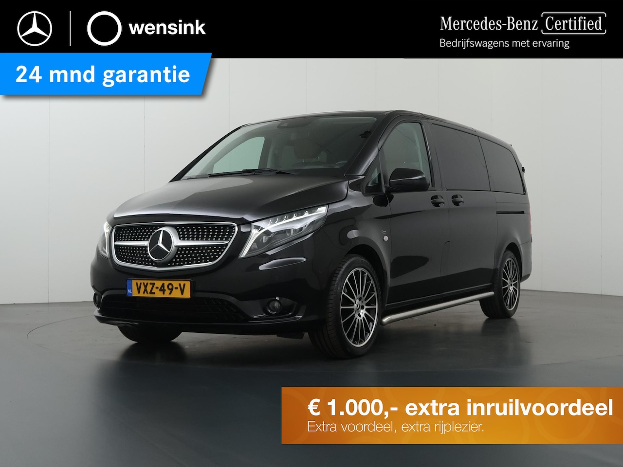 Mercedes-Benz Vito - 119 CDI | Aut. | L2 Lang | Dubbele Cabine | LED Koplampen | LM Velgen | Sidebars | Lederen - AutoWereld.nl