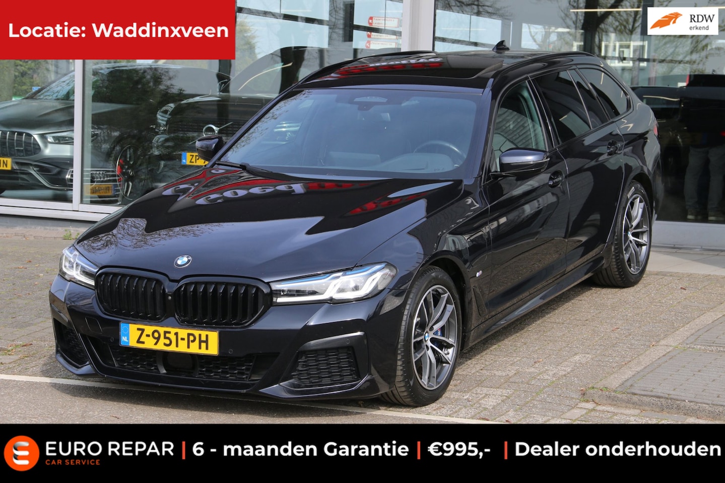 BMW 5-serie Touring - 530e xDrive High Executive M-PAKKET PANO-DAK! - AutoWereld.nl