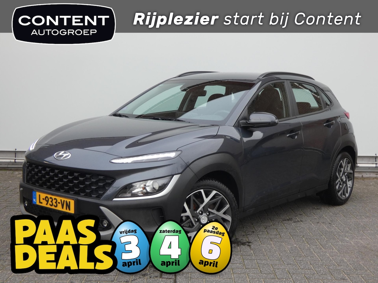 Hyundai Kona - 1.0 T-GDI 48V Comfort Smart / Trekhaak - AutoWereld.nl