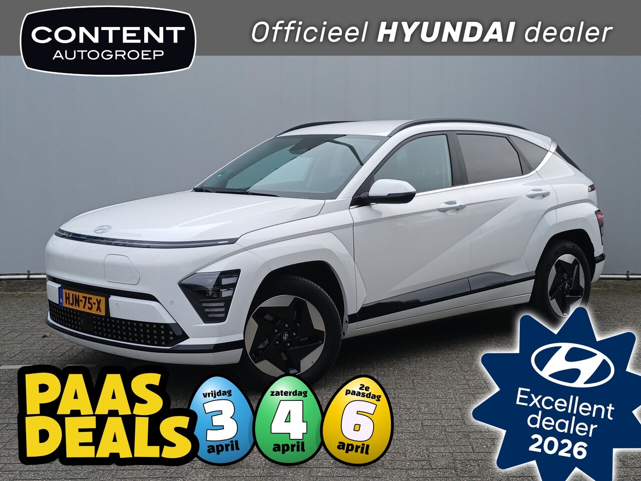 Hyundai Kona - 64,8 kWh 204pk Comfort Smart | Navi | Clima | Ad. Cruise - AutoWereld.nl