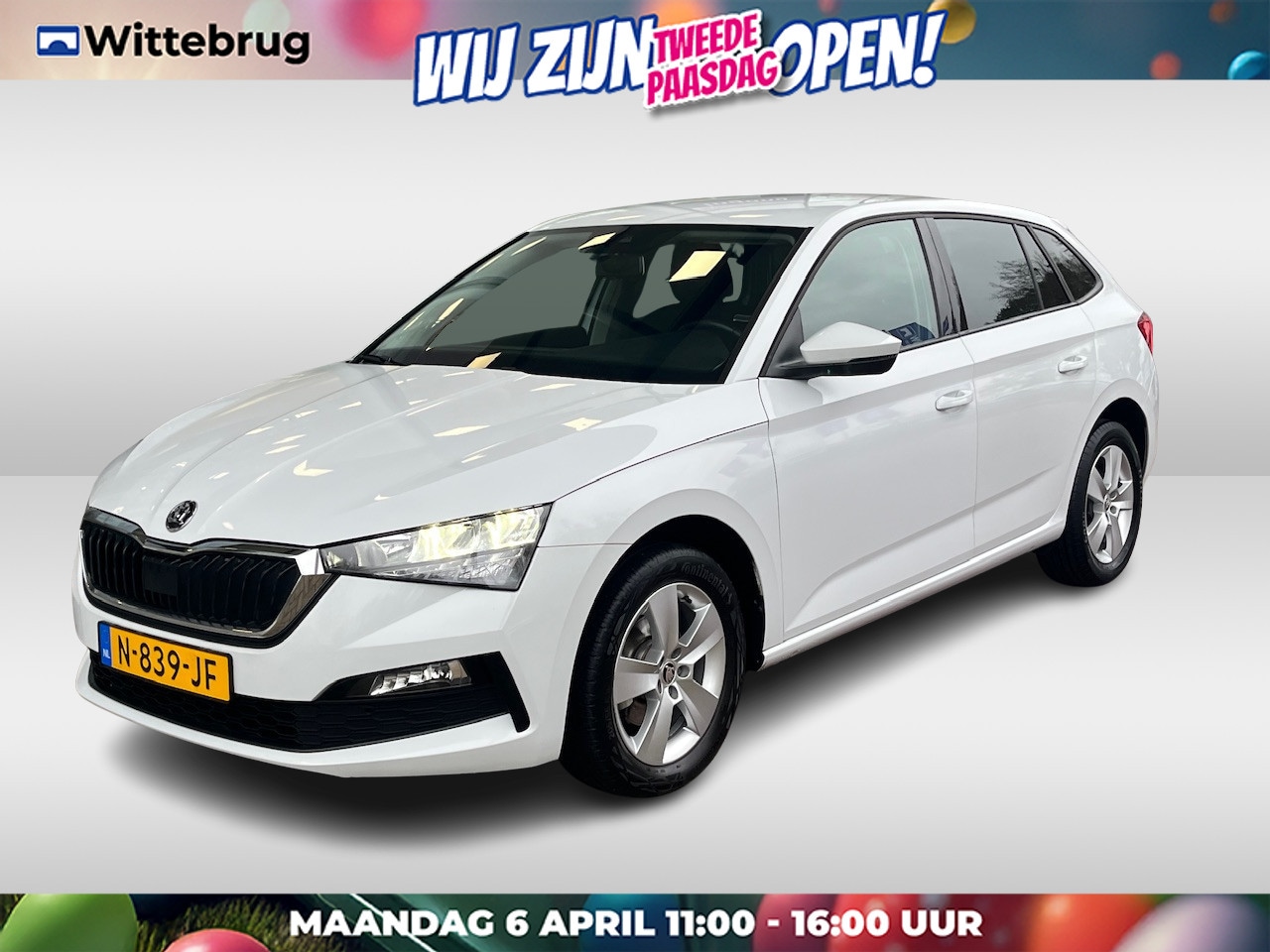 Skoda Scala - 1.0 TSI 110pk Ambition / Trekhaak / Smartlink / Airco / 16" LMV - AutoWereld.nl