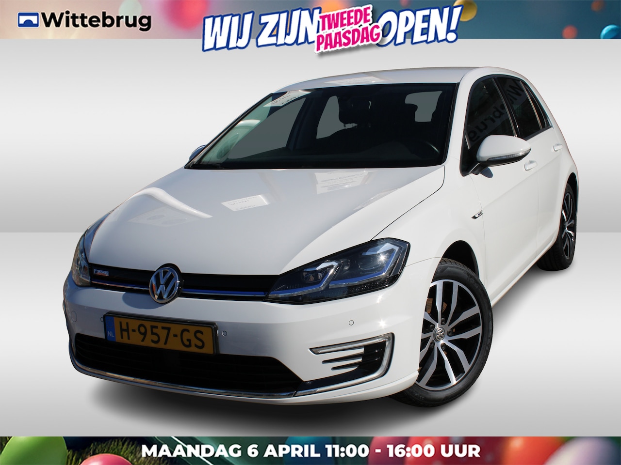 Volkswagen e-Golf - E-DITION / Navigatie / LED / Digital cockpit / LM 17 inch / Parkeersensoren - AutoWereld.nl