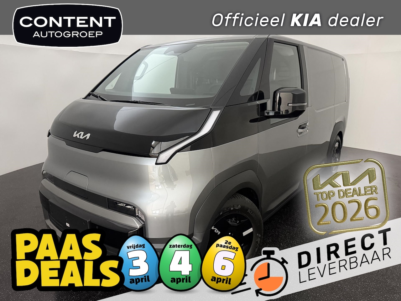 Kia PV5 - Cargo 71,2 kWh 163pk L2H1 Plus - AutoWereld.nl