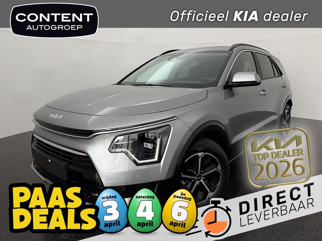 Kia Niro - 1.6 Hybrid DynamicPlusLine DCT6 138PK MY26I NIEUW - IN BESTELLING - AutoWereld.nl