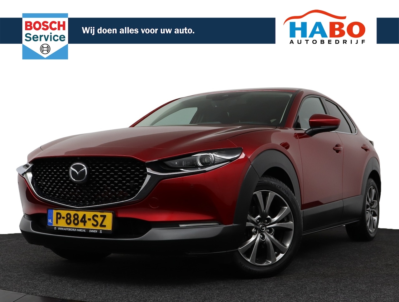 Mazda CX-30 - E-SKYACTIV-X M HYBRID SPORTIVE AUTOMAAT 186PK ECC/ADAPTIVE.CRUISE/NAV/CAMERA/STOEL.STUUR.V - AutoWereld.nl