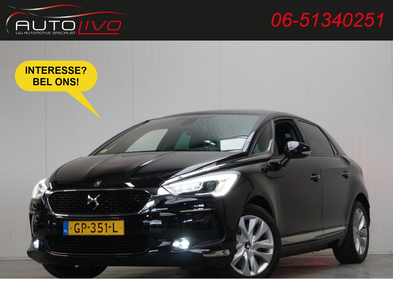 DS 5 - 2.0 BlueHDi Business Executive 150 PK! PANO LEER MASSAGE NAVI CAMERA CLIMA etc. - AutoWereld.nl