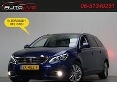 Peugeot 308 SW - 1.2 PureTech Blue Lease Premium AUTOMAAT 130 PK PANO CLIMA H. LEER CAMERA TREKHAAK etc