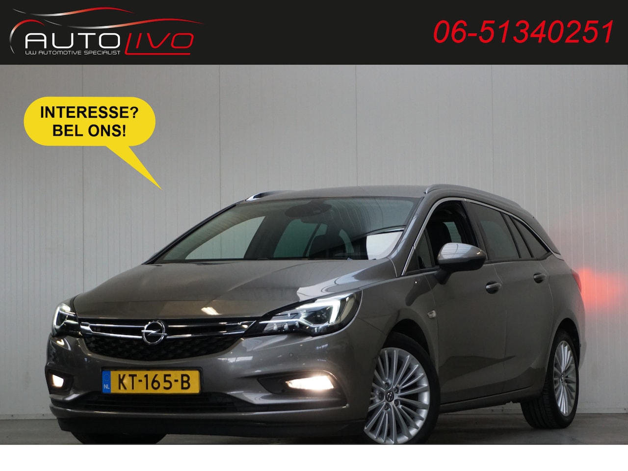 Opel Astra Sports Tourer - 1.6 CDTI Innovation LEER NAVI CLIMA PDC CAMERA TREKHAAK VOL! - AutoWereld.nl