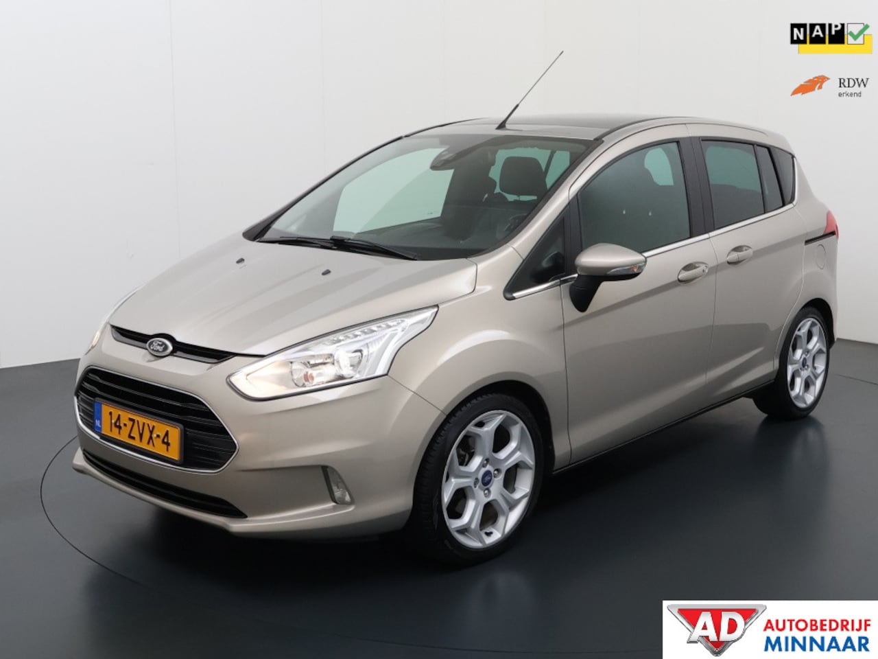 Ford B-Max - 1.0 EcoB. Titanium , Pannoramadak | leder interieur | zeer compl - AutoWereld.nl