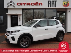 Citroën ë-C3 - EV 44kWh 113PK You, Rijklaarprijs | Parkeersensoren | 11kW lader | Cruise Control | LED