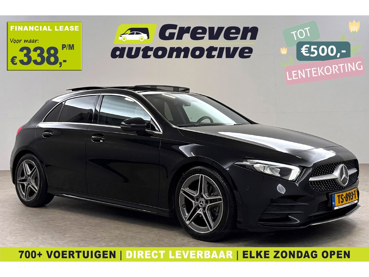 Mercedes-Benz A-klasse - 200 AMG | Pano | Virtual | Camera | LED | Parkeersens. | NAP - AutoWereld.nl