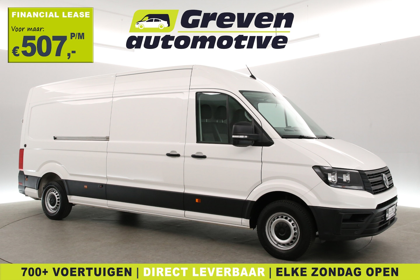 Volkswagen Crafter - 2.0 TDI L4H3 177PK | Aut. | Airco | Cruise | Camera | Carplay | 3 Zits | Stoelverw. | Park - AutoWereld.nl