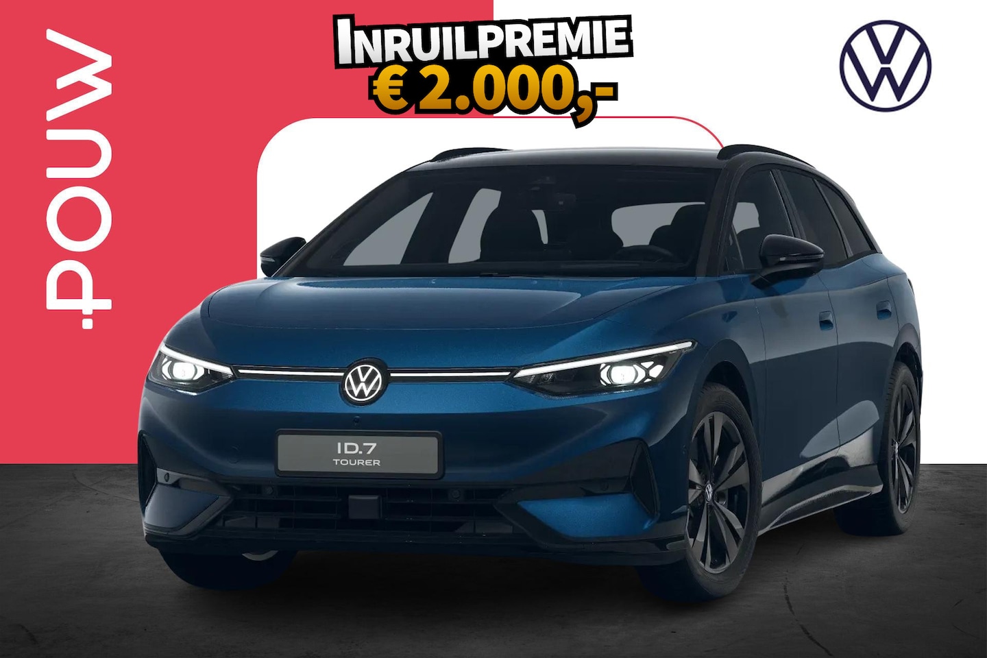 Volkswagen ID.7 Tourer - 286pk Pro Limited Edition 77 kWh | Trekhaak Wegklapbaar | Black Edition Pakket - AutoWereld.nl