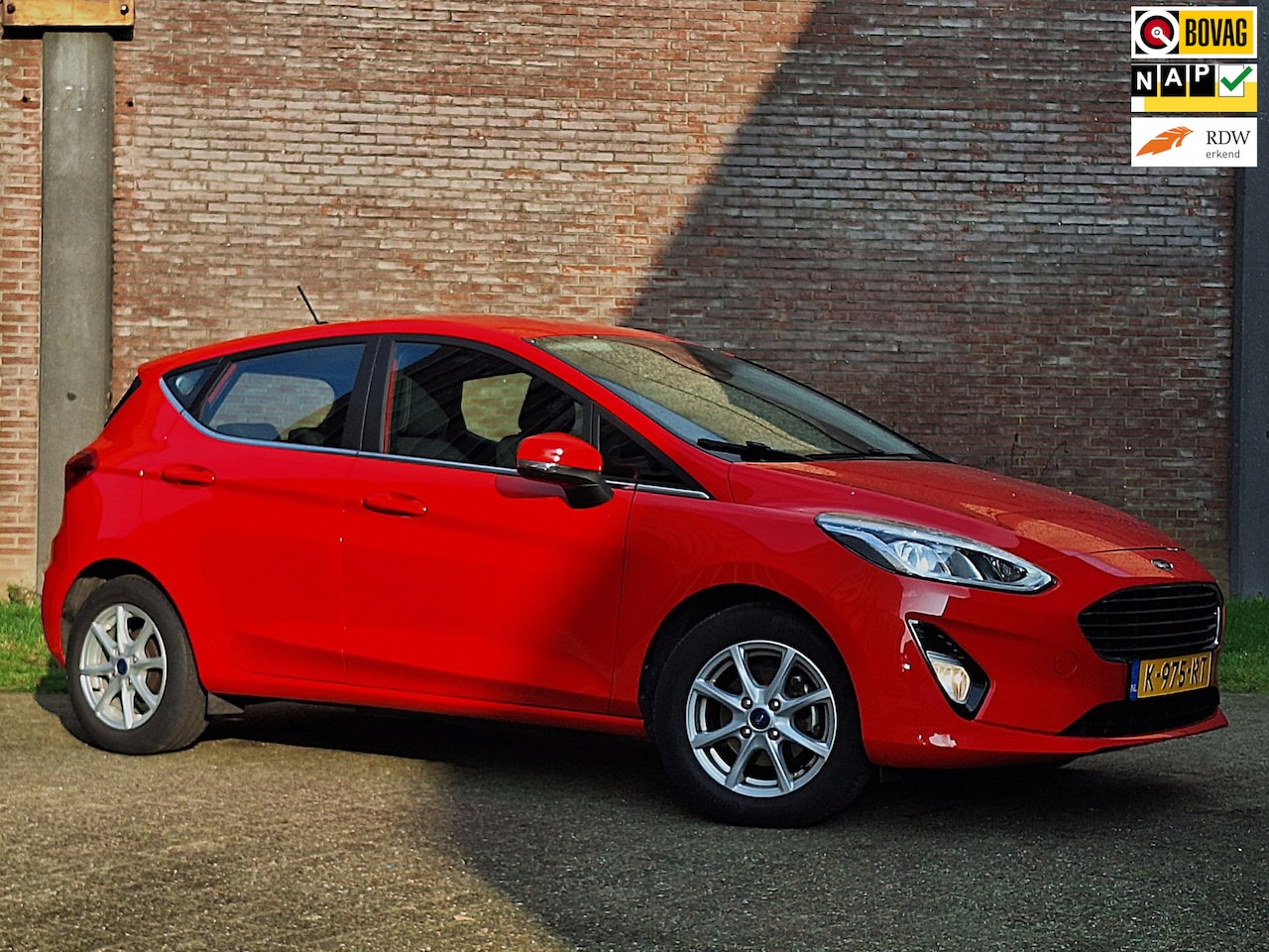 Ford Fiesta - 1.0 EcoBoost Hybrid Titanium 1.0 EcoBoost 125 PK Hybrid Titanium, Climat, Cruise, Apple Carplay, LM Velgen, Ned Auto. - AutoWereld.nl