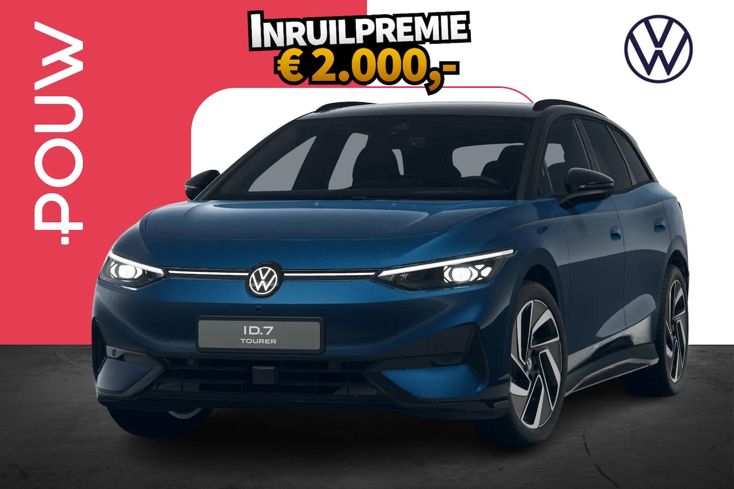 Volkswagen ID.7 Tourer - 286pk Pro Limited Edition 77 kWh | 20" Velgen | Black Edition Pakket - AutoWereld.nl