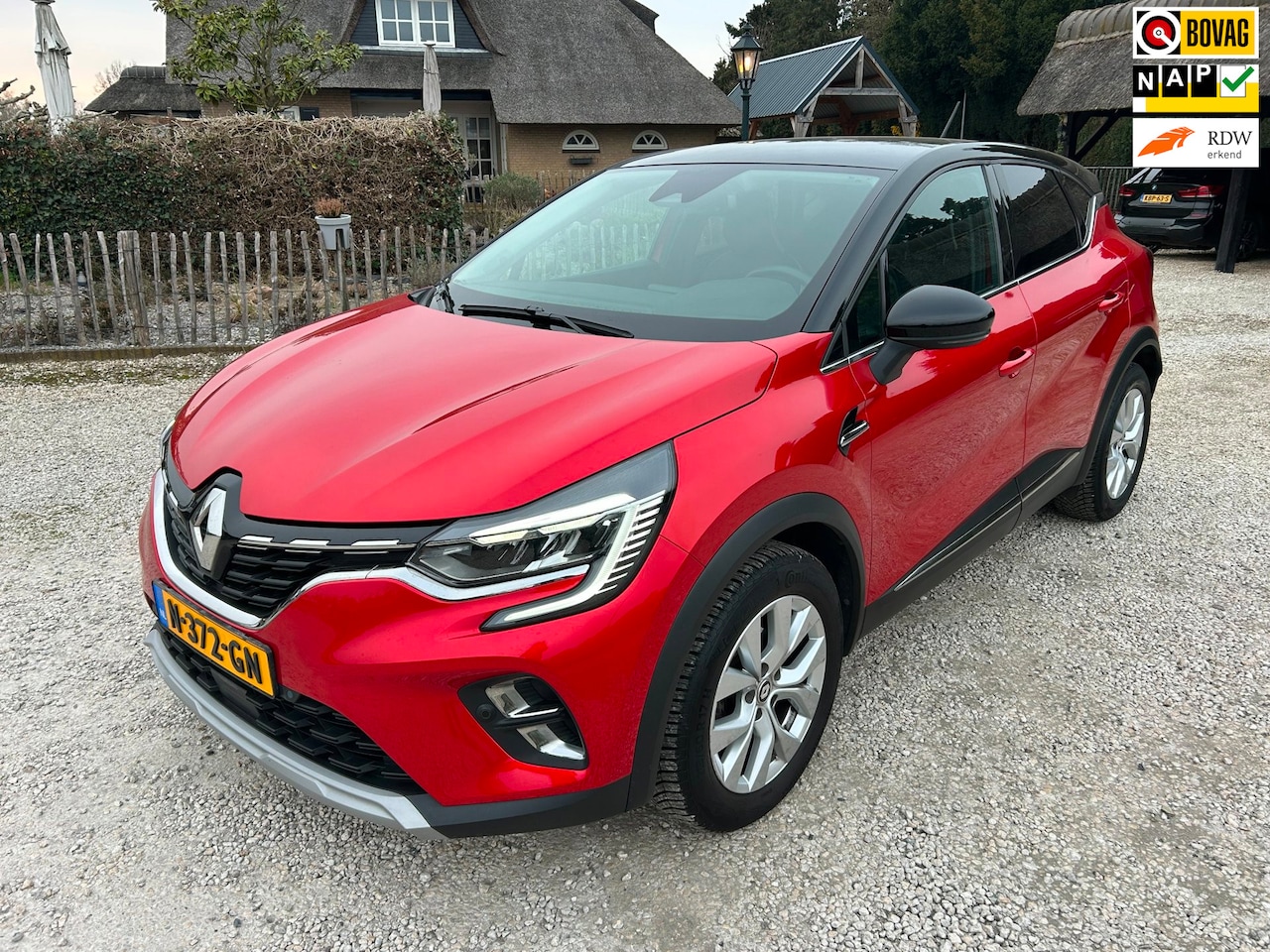 Renault Captur - 1.0 TCe 90 Intens ECC, Navi, Camera, Leder - AutoWereld.nl
