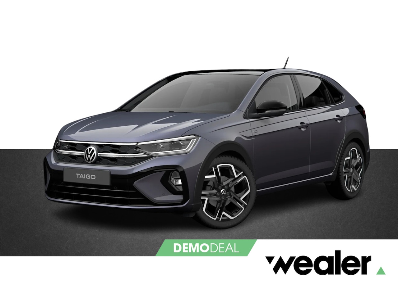 Volkswagen Taigo - R-Line-Edition 1.0 85 kW / 116 pk TSI CUV 7 versn. | Panoramadak | Black Style | - AutoWereld.nl