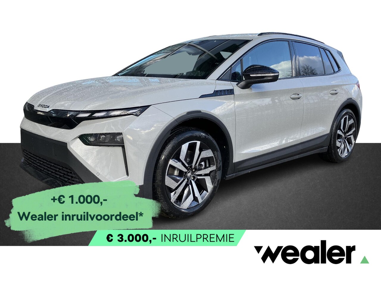 Skoda Elroq - 85 Sportline 286 PK | Trekhaak | Led Matrix | Elektrische achterklep | Verlichte Grille | - AutoWereld.nl