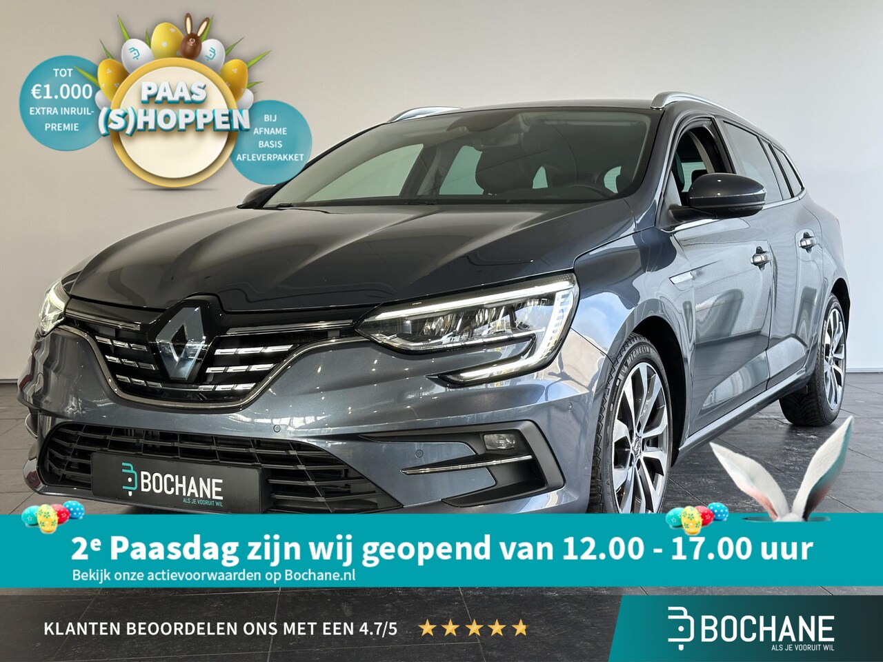 Renault Mégane Estate - 1.3 TCe 140 EDC Techno AUTOMAAT | TREKHAAK | PARKEERSENSOREN VOOR-/ACHTER | ACHTERUITRIJCA - AutoWereld.nl