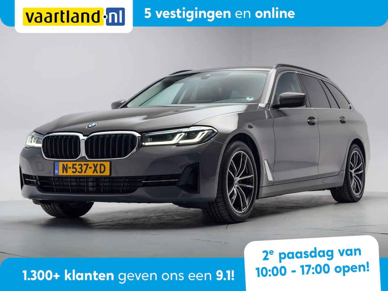 BMW 5-serie Touring - 520i Business Edition+ [ LED Leder Nav prof ] - AutoWereld.nl