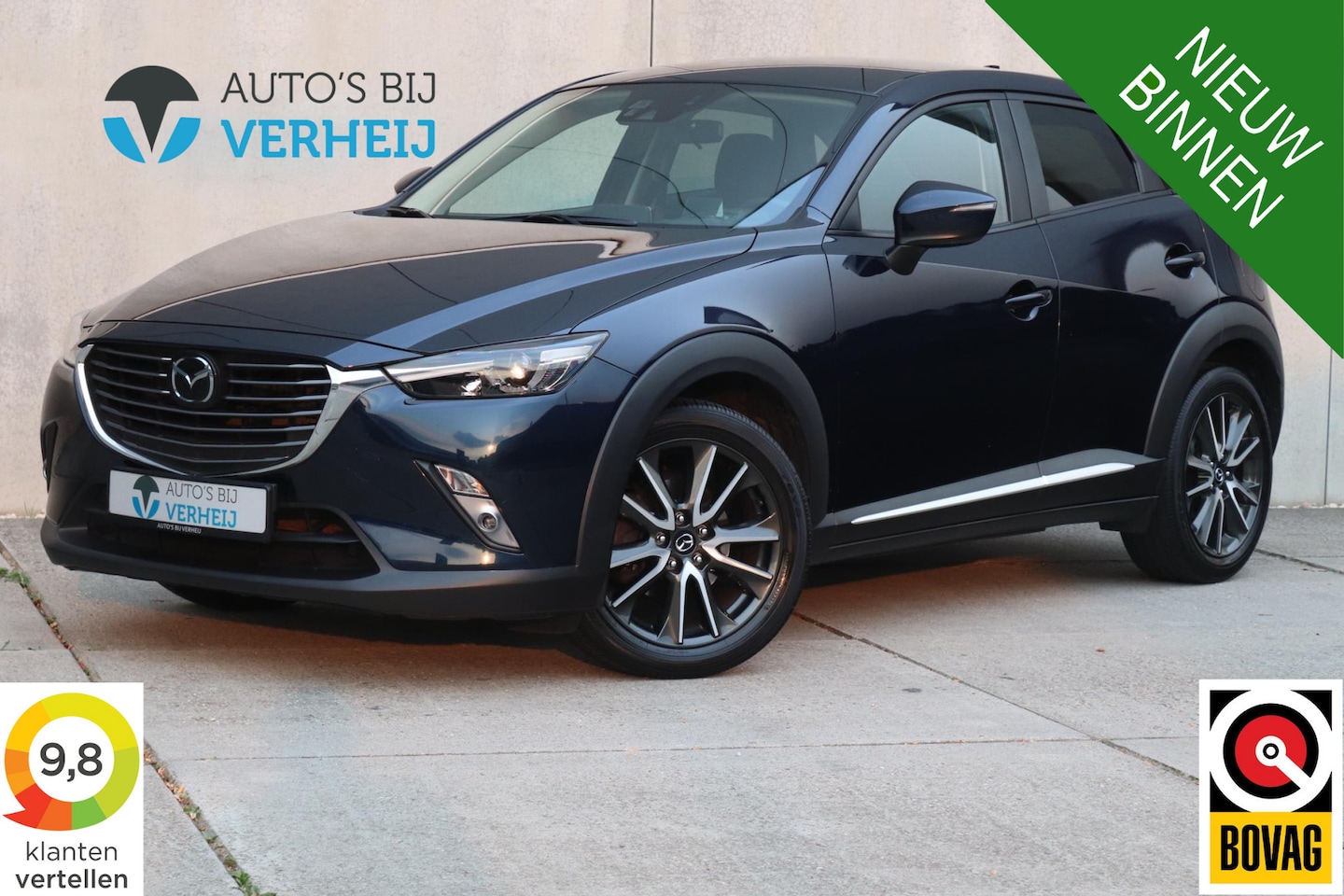 Mazda CX-3 - 2.0 SkyActiv-G 120 GT-M / NAVI / CAMERA / 18"LMV / LEDER - AutoWereld.nl