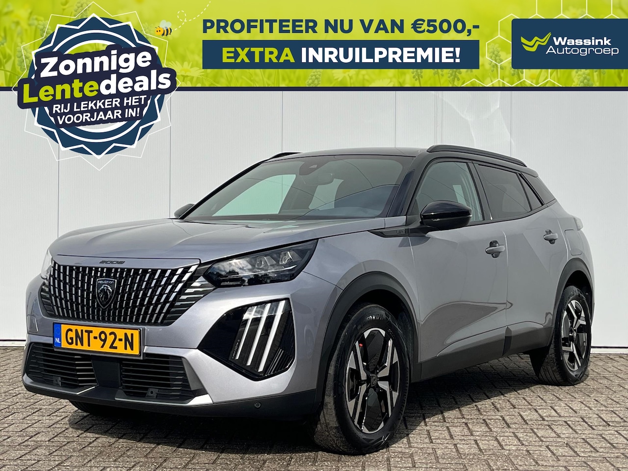 Peugeot 2008 - 1.2 Hybrid 145pk e-DCS6 GT I WINTERSALE | Navigatie I Camera I Parkeersensoren I Carplay | - AutoWereld.nl