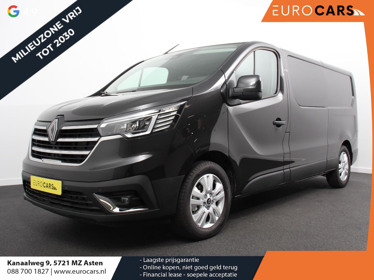 Renault Trafic - 2.0 Blue dCi 150PK T30 L2H1 Advance Automaat Dubbele cabine Navigatie Airco Lichtmetalen v - AutoWereld.nl