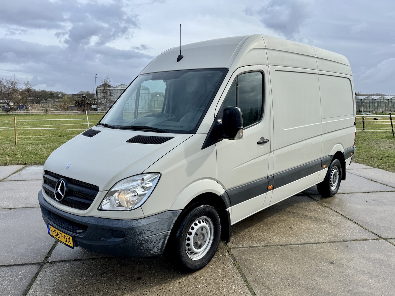 Mercedes-Benz Sprinter - 313CDI 130pk L2 H2 airco automaat 3 zits - AutoWereld.nl