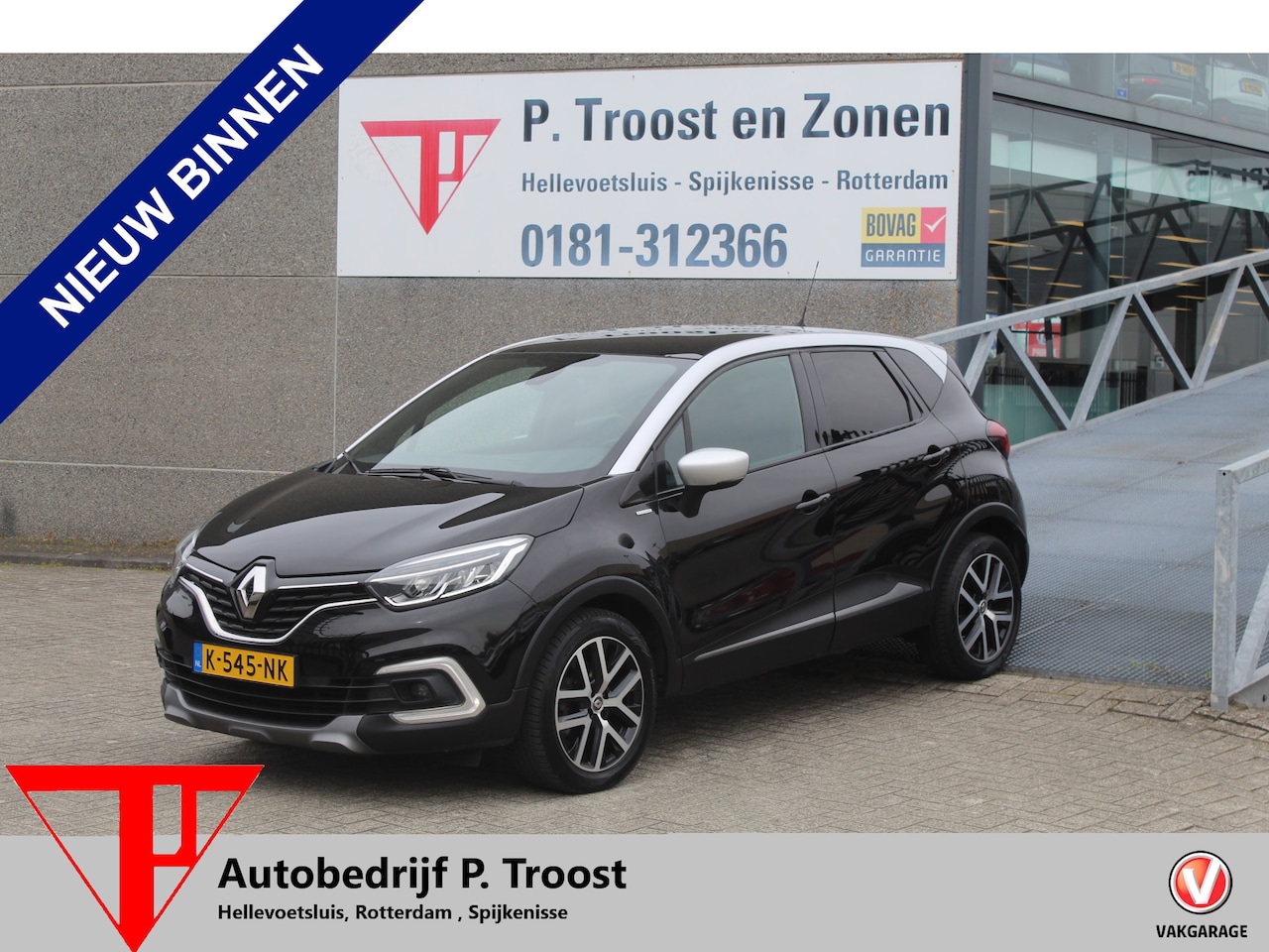 Renault Captur - 1.3 TCe Intens Panoramadak/Automaat/Trekhaak/Achteruitrijcamera/Cruise control/Navigatie/B - AutoWereld.nl