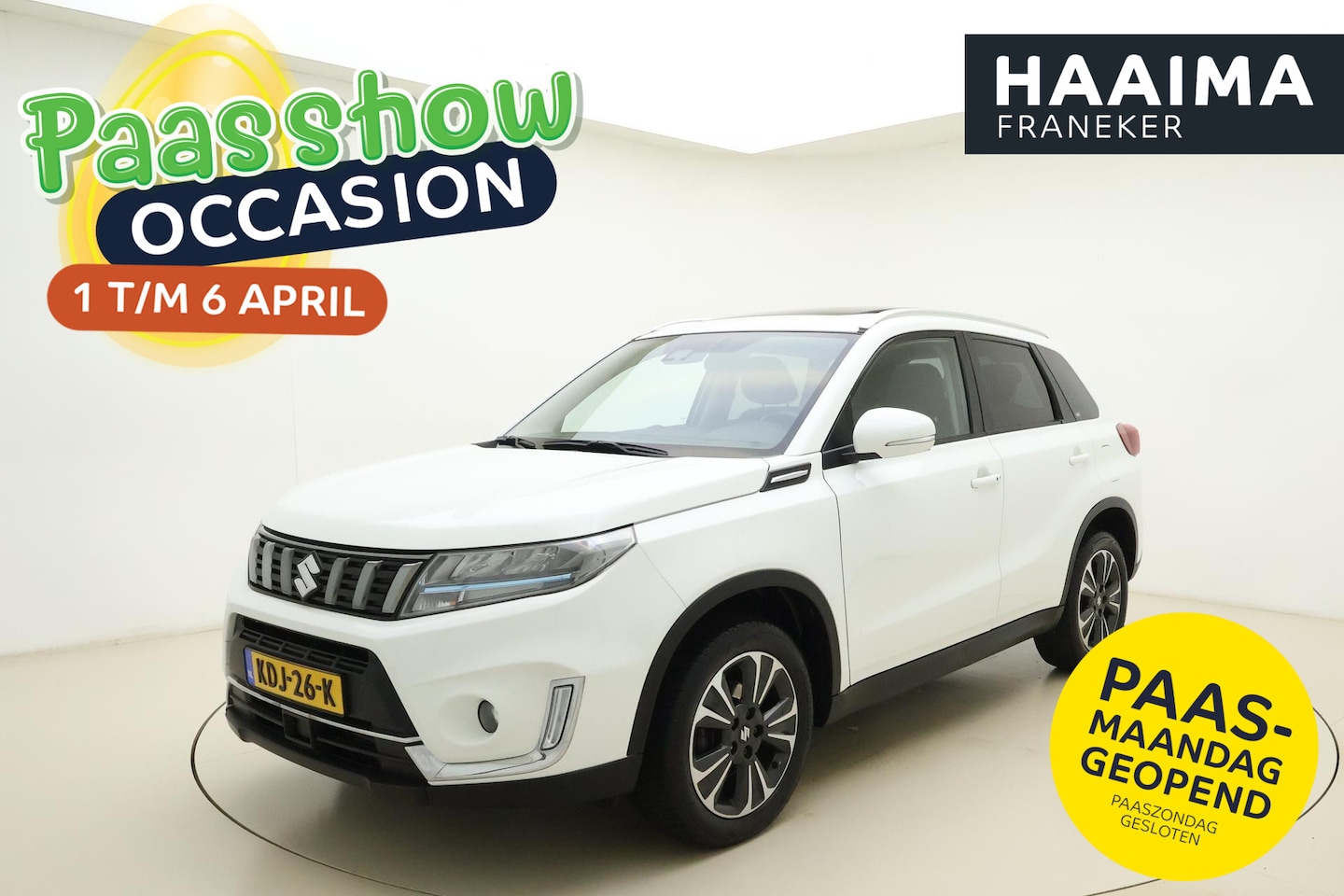 Suzuki Vitara - 1.4 Boosterjet Style Smart Hybrid 129pk Automaat | Panoramadak | Navigatie | Climate Contr - AutoWereld.nl